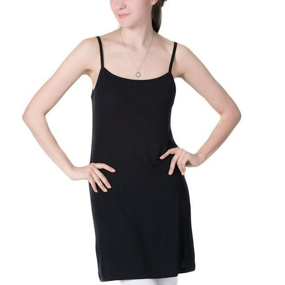 Defitshape Women's Soft Tank Sleeveless Sleep Shirt Cami Summer Backless Spring Pajamas Home Modal Cool Scoop Neck Spaghetti Strap Black Large