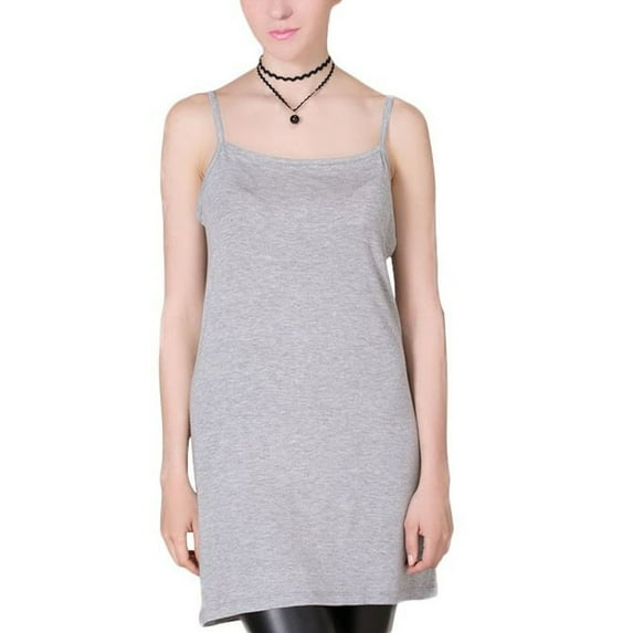 Defitshape Women's Soft Tank Sleeveless Sleep Shirt Cami Summer Backless Spring Pajamas Home Modal Cool Scoop Neck Spaghetti Strap Grey X-Large