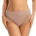 thumbnail image 1 of Defitshape Women's Tummy Control Shapewear Shorts Seamless Firm Hide Belly Body Shaper Postpartum Mesh Stomach Slimming Shaperwear Undergarment Apricot 6, 1 of 5