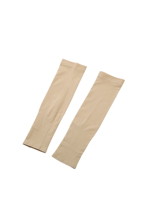 Women's Uv Sun Protection Arm Sleeves Men Cooling Long Hand Sleeve Thin Slim Spandex Fit Running Outdoor Arm Covers Nude One Size