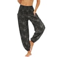 thumbnail image 1 of Defitshape Women's Yoga Pants High Waisted Bohemian Lightweight Tapered Relax Fit Long Harem Boho Hippie Joggers Casual Comfy Pockets Loose Genie Patterned4 One Size, 1 of 5