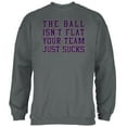 thumbnail image 1 of Deflategate Your Team Sucks Mens Sweatshirt Charcoal X-LG, 1 of 1
