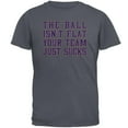 thumbnail image 1 of Deflategate Your Team Sucks Mens T Shirt Charcoal 4X-LG, 1 of 1