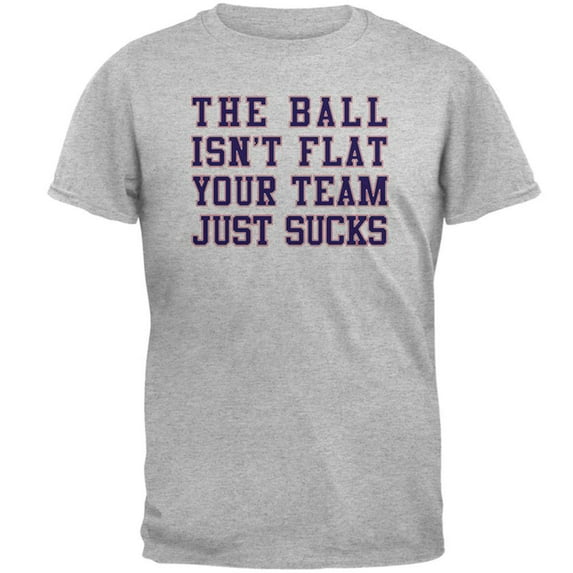 Deflategate Your Team Sucks Mens T Shirt Heather LG