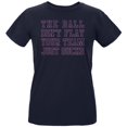 thumbnail image 1 of Deflategate Your Team Sucks Womens Organic T Shirt Navy LG, 1 of 1