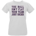 thumbnail image 1 of Deflategate Your Team Sucks Womens Organic T Shirt White SM, 1 of 1