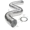 thumbnail image 1 of Deflect-O Deflecto F0408msx/30 Aluminum Duct VENFO408MSX, 1 of 2