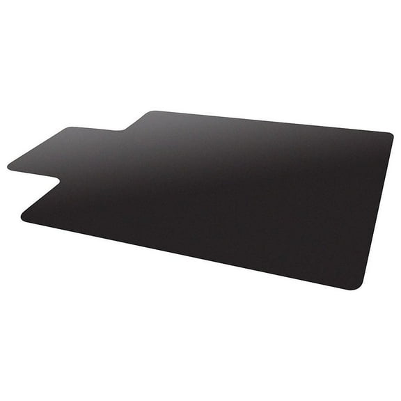 Deflect-O EconoMat Hard Floor Chair Mat with Lip 36" x 48'' Black (CM21112BLKCOM)
