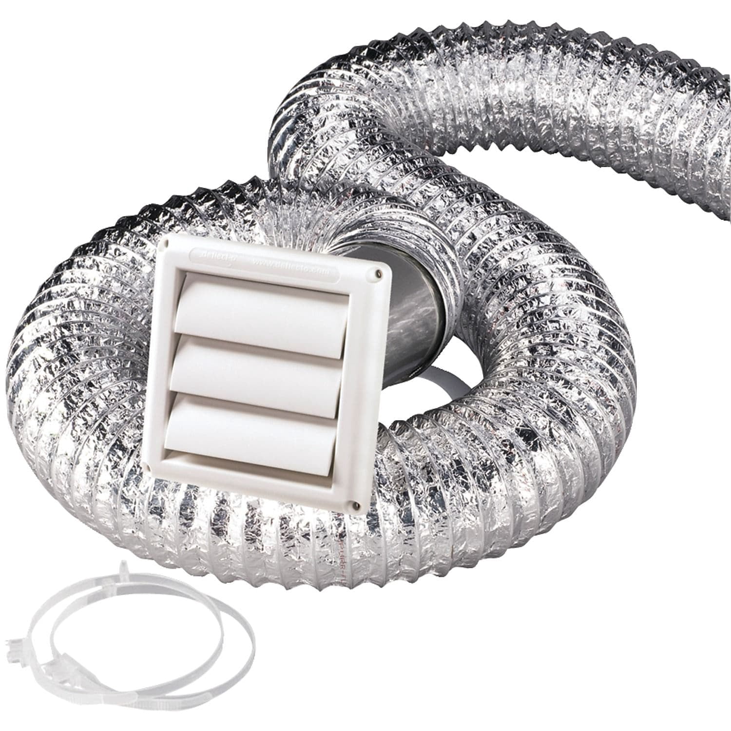 DEFLECTO SK8WF Supurr-Flex(R) Dryer Vent Kit, 8ft