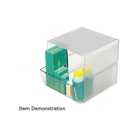 Deflecto, Stackable Cube Organizer, 1 Each, Clear