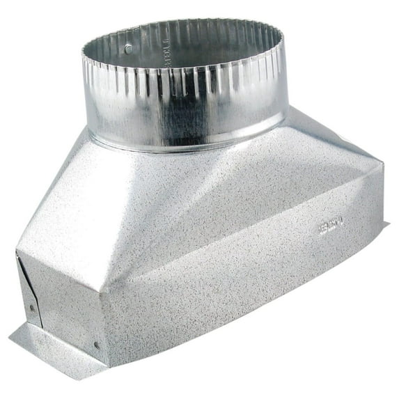Deflect-o DGT35 Galvanized Round Transition (5"), No Size, As shown in the image