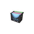 thumbnail image 1 of Deflect-O Hanging File Holder 3 Compartments 9.6"x8.5"x13.25" Black 39304, 1 of 7