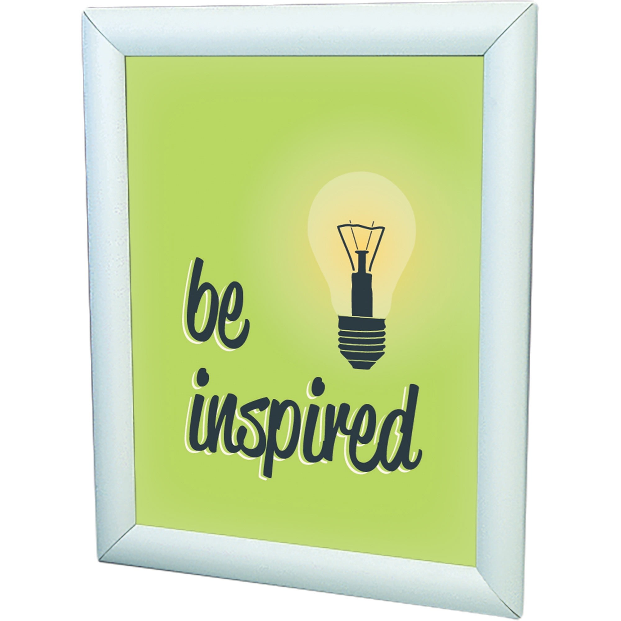 Deflect-o Wall Mount Display Frame, Silver, Multiple Sizes (BaseUPC ...