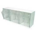 thumbnail image 1 of Deflecto 20303B 3 Unit, 24 x 7. 75 x 9. 50 inch White Tilt Bin, 1 of 2