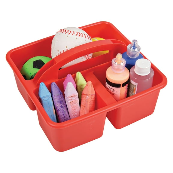 Deflecto 39505RED Antimicrobial Kids Creative Storage Caddy (Red)