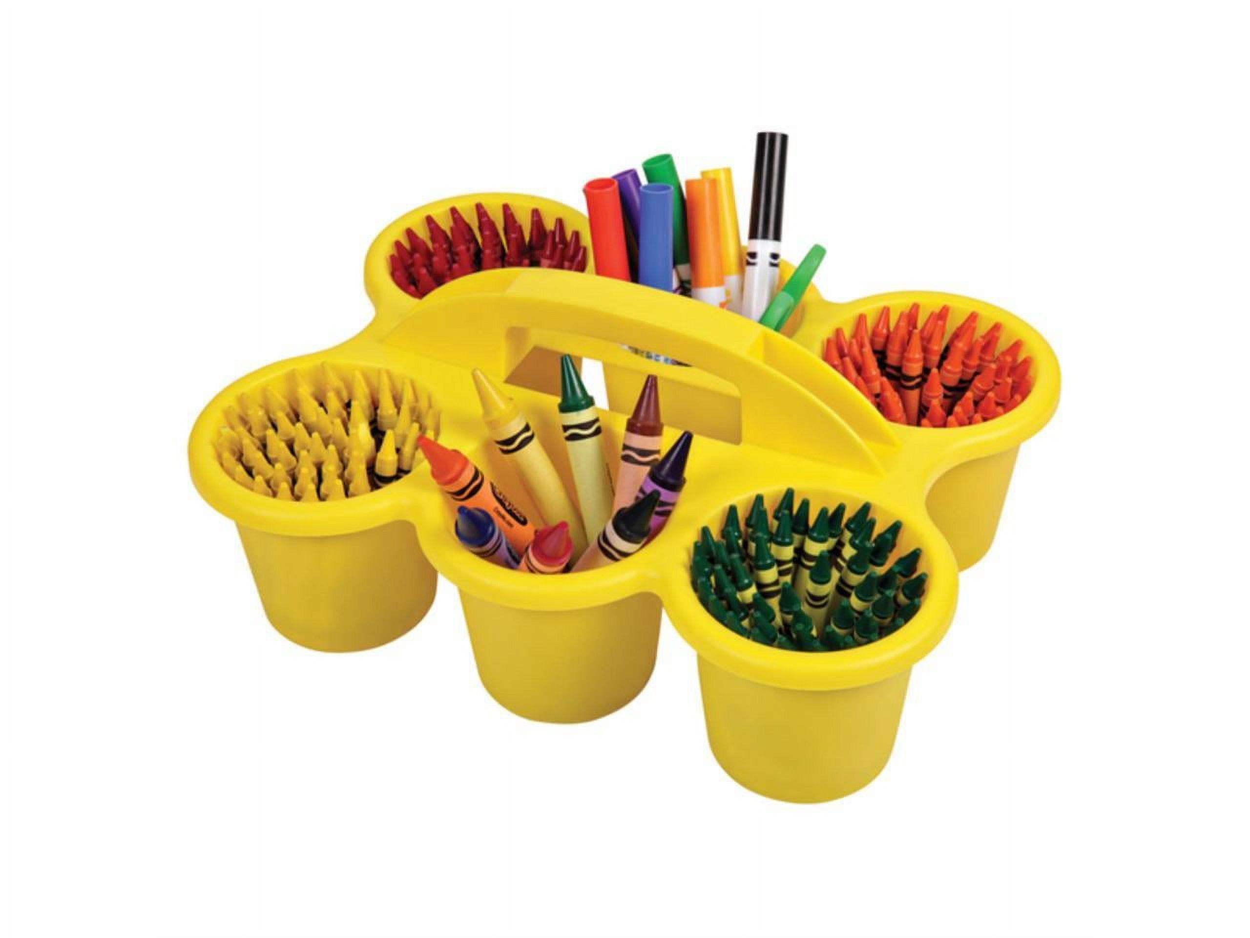 Deluxe Small Classroom Caddy, Orange Set of 6