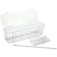 thumbnail image 1 of Deflecto Acrylic Ribbon Dispenser -Clear, 13.3"Wx4.4"Hx4.2"D, 1 of 2