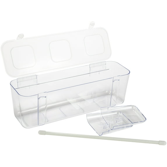 Deflecto Acrylic Ribbon Dispenser -Clear, 13.3"Wx4.4"Hx4.2"D