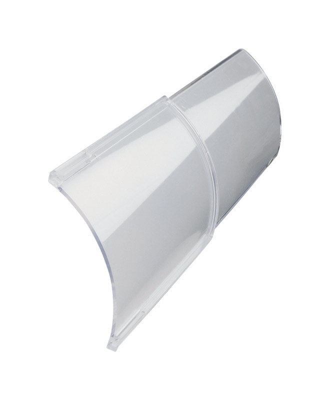 DeflectO Jordan 41/2 in. H X 141/2 in. W 1Way Clear Plastic Air