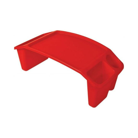 deflecto Antimicrobial Lap Desk, 23.35w x 12d x 8.53h, Red