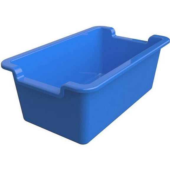Deflecto Antimicrobial Rectangular Storage Bin - 5.1" Height x 13.2" Width x 8.1" Depth - Antimicrobial, Lightweight, Mold Resistant, Mildew Resistant, Handle, Portable, Stack | Bundle of 2 Each
