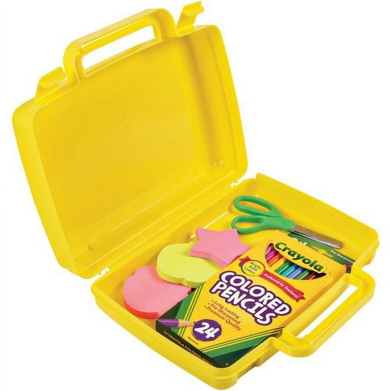 Deflecto Antimicrobial Storage Case Yellow - External Dimensions: 8.6 Deflecto Antimicrobial Storage Case Yellow - External Dimensions: 8.6