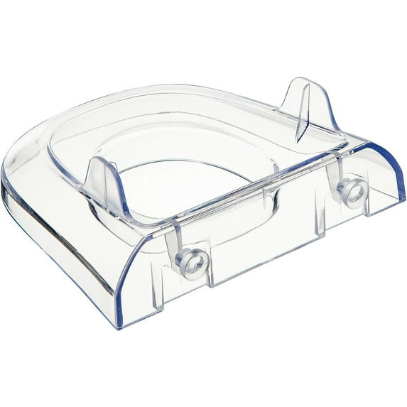 Deflecto Base/Wall Support 4"x3-5/8"x1-3/8" Clear 771701