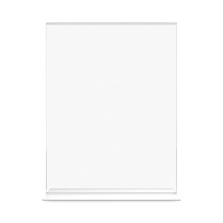 Deflecto Classic Image Double-Sided Sign Holder, 8.5 x 11 Insert, Clear