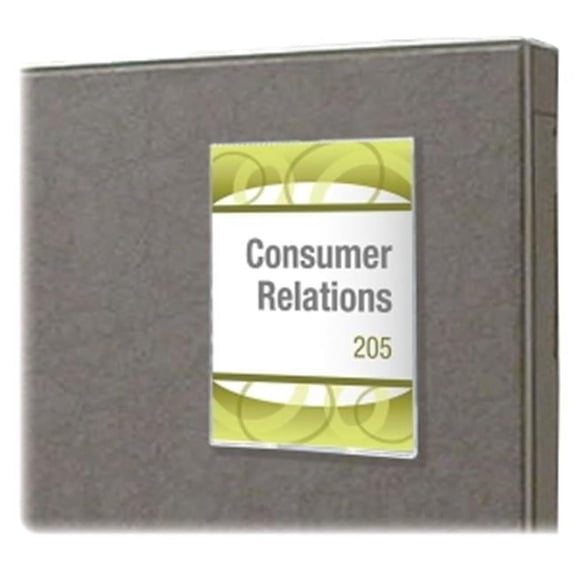 Deflecto Corporation DE Sign-Hdlr-Cubicle-Clr