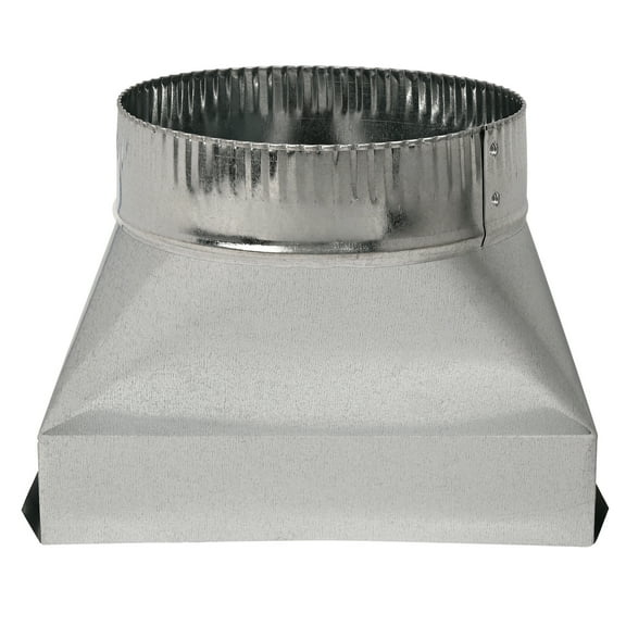 Deflecto Dgt37 Galvanized Round Transition (7")