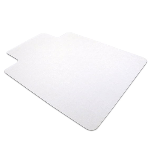 Deflecto DuraMat 45 x 53 Chair Mat for Low Pile Carpet, Rectangular with Lip