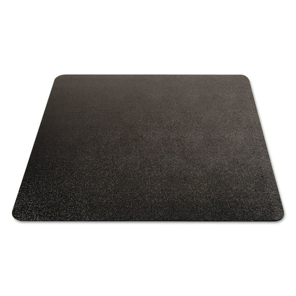 Deflecto EconoMat All Day Use Chair Mat for Hard Floors, Flat Packed, 45 x 53, Black