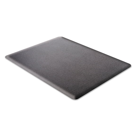 Deflecto Ergonomic Sit Stand Mat, 53" x 45", Black