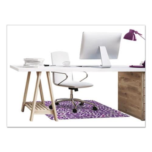 Deflecto FashionMat Purple Rain Chairmat (cm3540pr)