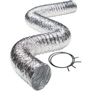 Deflecto Flxc0405 Aluminum Duct 4 Multi-ply, 5ft, Ul 181 Class 1