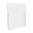 thumbnail image 1 of deflecto Counter Top Barrier with Full Shield, 31.75" x 6" x 36", Polycarbonate, Clear, 2/Carton -DEFPBCTPC3136F, 1 of 2