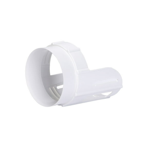 Deflect-o HUP Quick Connector with Protector 4" D White Aluminum White