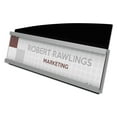 thumbnail image 1 of Deflecto Interior Image Anti-Glare Sign Holder, Landscape, 8.5 x 2 Insert, Black/Silver, 1 of 11
