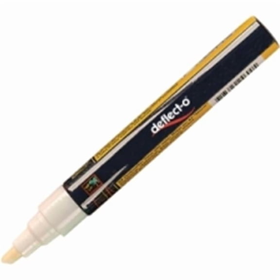 Deflecto Liquid Chalk Marker Chisel - White
