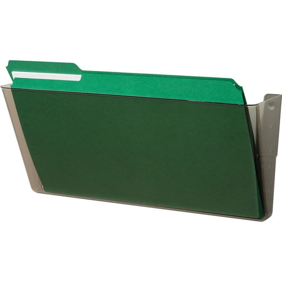 Deflecto Stackable DocuPocket - 1 Compartment(s) - 7" Height x 16.3" Width x 4" Depth - Stackable - 1 Each | Bundle of 2 Each
