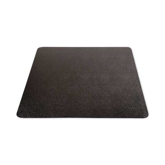 Deflecto SuperMat Frequent Use Chair Mat for Medium Pile Carpet, 45 x 53, Rectangular, Black