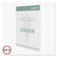 thumbnail image 1 of Deflecto Superior Image Cubicle Sign Holder, 8.5 x 11 Insert, Clear, 1 of 11