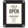 thumbnail image 1 of Deflecto Superior Image Window Display, 8 1/2 X 11 Insert, Clear/black, 1 of 3