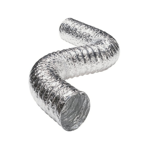 Deflecto Supurr-Flex UL Listed Clothes Dryer Transition Duct - 4" x 5' F0405B/4