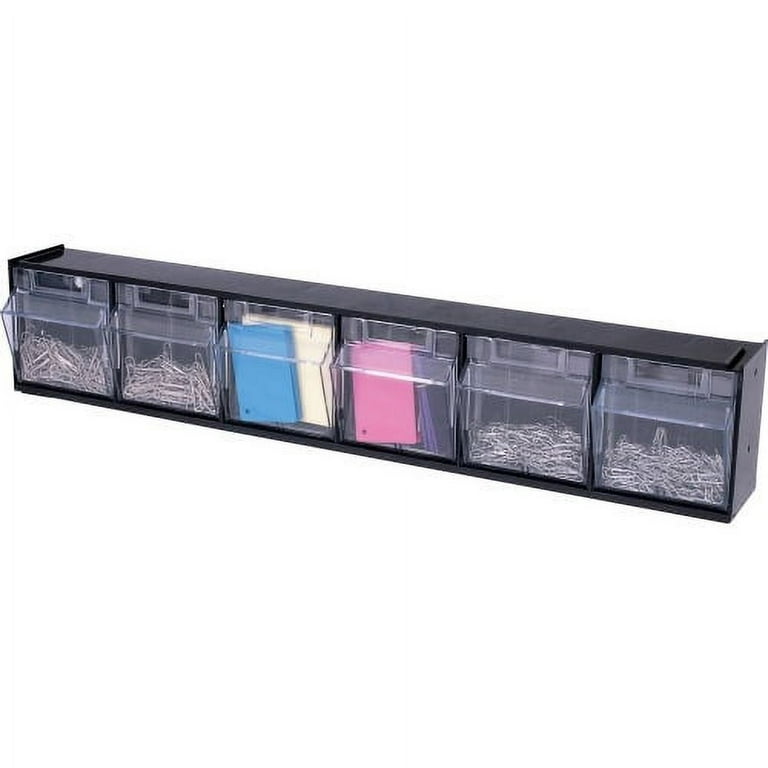 Deflecto Tilt Bin Interlocking Multi-Bin Storage Organizer - 9 Compartment(s) - 4.5 Deflecto Tilt Bin Interlocking Multi-Bin Storage Organizer - 9 Compartment(s) - 4.5