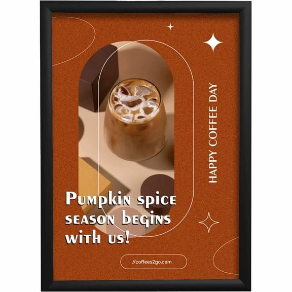 Deflecto Wall Mount Snap Frame (690002b)