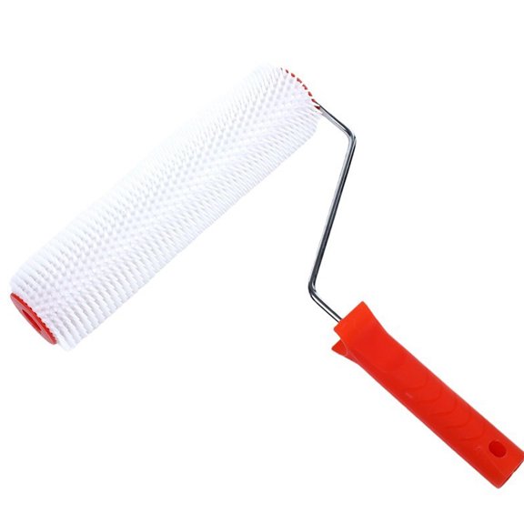Defoaming Drum Brush Spikes Roller Paint Brush Tool Leveling Screed Bubble Remove Tool Flooring Roller