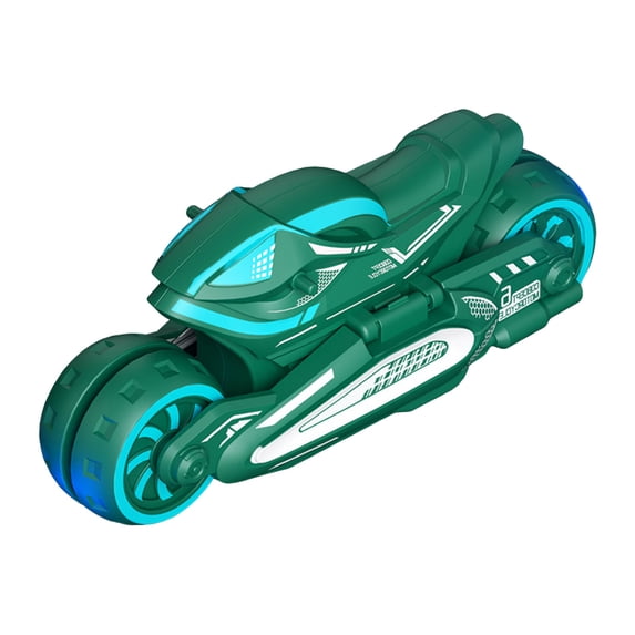 Deformable Motorcycle Toy Car, 3 In 1 Transforming Racing Vehicle, Inertia Powered Sliding Drift Car, Interactive Mechanical Transformation Toy, Durable Plastic Model For Indoor Play