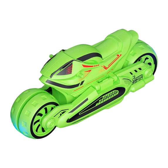 Deformable Motorcycle Toy Car, 3 In 1 Transforming Racing Vehicle, Inertia Powered Sliding Drift Car, Interactive Mechanical Transformation Toy, Durable Plastic Model For Indoor Play