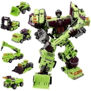 Deformation Oversize Toys Robot Devastator Engineering Combiner 6 in 1 Action Figure Car Truck Model Gift